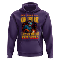 Funny Welding Bigfoot Hoodie Cryptid Welder Sasquatch - Wonder Print Shop