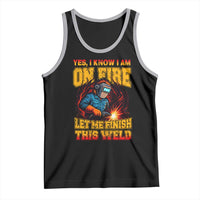Funny Welding Bigfoot Tank Top Cryptid Welder Sasquatch - Wonder Print Shop