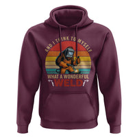 Funny Welding Bigfoot Hoodie And I Think To Myself What A Wonderful Weld - Wonder Print Shop