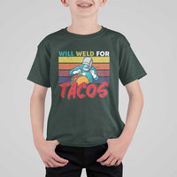 Funny Welding T Shirt For Kid Will Weld For Tacos - Wonder Print Shop