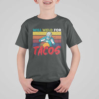 Funny Welding T Shirt For Kid Will Weld For Tacos - Wonder Print Shop