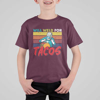 Funny Welding T Shirt For Kid Will Weld For Tacos - Wonder Print Shop