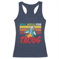 Funny Welding Racerback Tank Top Will Weld For Tacos - Wonder Print Shop