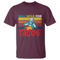 Funny Welding T Shirt Will Weld For Tacos - Wonder Print Shop