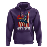 Welder Patriotic American Flag Hoodie - Wonder Print Shop