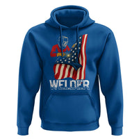 Welder Patriotic American Flag Hoodie - Wonder Print Shop