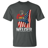 Welder Patriotic American Flag T Shirt - Wonder Print Shop