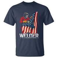 Welder Patriotic American Flag T Shirt - Wonder Print Shop