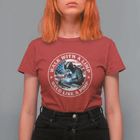 Walk With A Limp Weld Like A Pimp T Shirt For Women Funny Welding Welder Patriotic American Flag - Wonder Print Shop