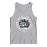 Walk With A Limp Weld Like A Pimp Tank Top Funny Welding Welder Patriotic American Flag - Wonder Print Shop
