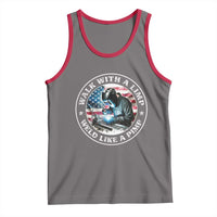 Walk With A Limp Weld Like A Pimp Tank Top Funny Welding Welder Patriotic American Flag - Wonder Print Shop
