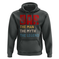Dad The Man The Myth The Legend Hoodie Funny Welder Welding - Wonder Print Shop