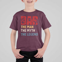 Dad The Man The Myth The Legend T Shirt For Kid Funny Welder Welding - Wonder Print Shop