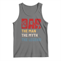Dad The Man The Myth The Legend Tank Top Funny Welder Welding - Wonder Print Shop