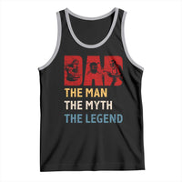 Dad The Man The Myth The Legend Tank Top Funny Welder Welding - Wonder Print Shop