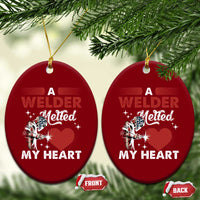 Funny Welding Welder Wife Girlfriend Ceramic Ornament - Wonder Print Shop