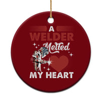 Funny Welding Welder Wife Girlfriend Ceramic Ornament - Wonder Print Shop