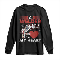 Funny Welding Welder Wife Girlfriend Long Sleeve Shirt - Wonder Print Shop