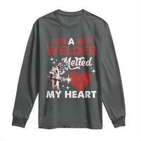 Funny Welding Welder Wife Girlfriend Long Sleeve Shirt - Wonder Print Shop