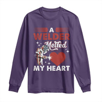 Funny Welding Welder Wife Girlfriend Long Sleeve Shirt - Wonder Print Shop
