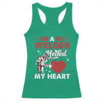Funny Welding Welder Wife Girlfriend Racerback Tank Top - Wonder Print Shop