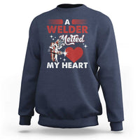 Funny Welding Welder Wife Girlfriend Sweatshirt - undefined
