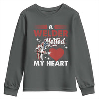 Funny Welding Welder Wife Girlfriend Youth Sweatshirt - Wonder Print Shop
