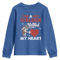 Funny Welding Welder Wife Girlfriend Youth Sweatshirt - Wonder Print Shop