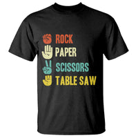 Funny Woodworker T Shirt Rock Paper Scissors Table Saw - Wonder Print Shop