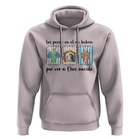 Nativity Scene Christian Christmas Hoodie Feliz Navidad - Wonder Print Shop