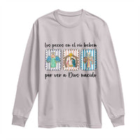 Nativity Scene Christian Christmas Long Sleeve Shirt Feliz Navidad - undefined