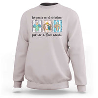 Nativity Scene Christian Christmas Sweatshirt Feliz Navidad - Wonder Print Shop