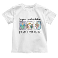Nativity Scene Christian Christmas Toddler T Shirt Feliz Navidad - Wonder Print Shop