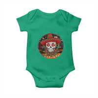 Sugar Skull Mexican Christmas Baby Onesie - Wonder Print Shop
