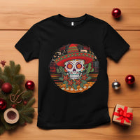 Sugar Skull Mexican Christmas T Shirt - Wonder Print Shop