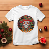 Sugar Skull Mexican Christmas T Shirt - Wonder Print Shop