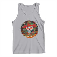 Sugar Skull Mexican Christmas Tank Top - Wonder Print Shop