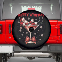 Funny Christmas Wine Spare Tire Cover Santa Feeling Xmas - Wonder Print Shop
