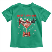 Funny Christmas Wine Toddler T Shirt Santa Feeling Xmas - Wonder Print Shop