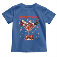 Funny Christmas Wine Toddler T Shirt Santa Feeling Xmas - Wonder Print Shop
