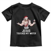 Funny Christmas Wine Toddler T Shirt Jesus Drank Wine - Wonder Print Shop
