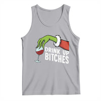 Funny Christmas Wine Tank Top Drink Up Bitches - Wonder Print Shop