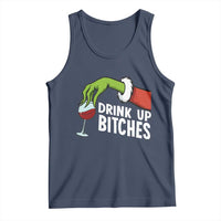 Funny Christmas Wine Tank Top Drink Up Bitches - Wonder Print Shop