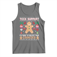 Tech Support Christmas Tank Top I Am Here To Delete Your Cookies - Wonder Print Shop