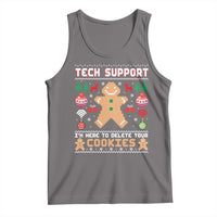 Tech Support Christmas Tank Top I Am Here To Delete Your Cookies - Wonder Print Shop