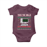 Tech Support Christmas Baby Onesie Tech The Halls With Cooking Cheer - Wonder Print Shop