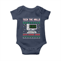 Tech Support Christmas Baby Onesie Tech The Halls With Cooking Cheer - Wonder Print Shop