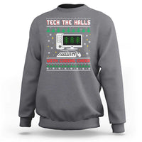 Tech Support Christmas Sweatshirt Tech The Halls With Cooking Cheer - Wonder Print Shop