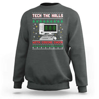 Tech Support Christmas Sweatshirt Tech The Halls With Cooking Cheer - Wonder Print Shop