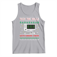 Tech Support Christmas Tank Top Tech The Halls With Cooking Cheer - Wonder Print Shop